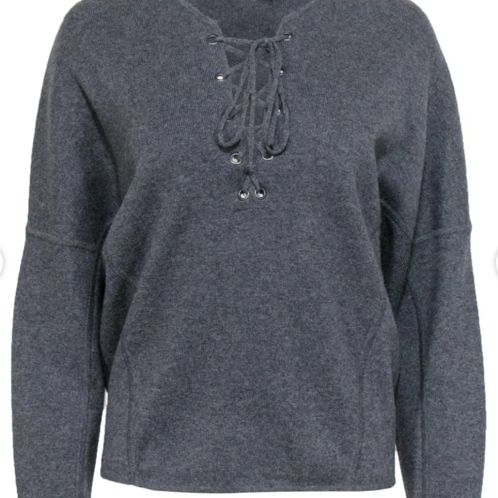 Vince - Cashmere Lace Up Sweater- Size S